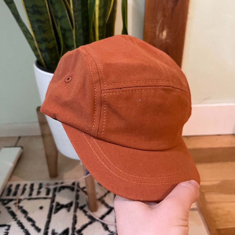 Burnt Orange Five Panel Hat